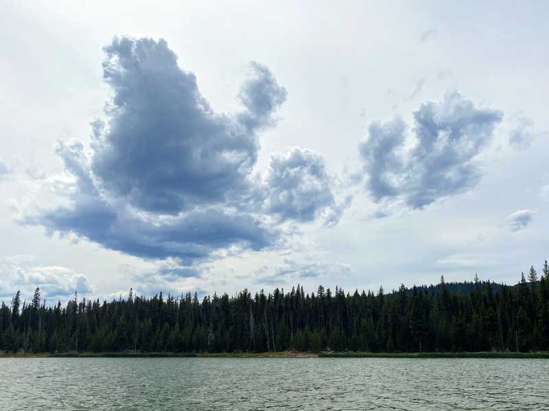 Cascade lakes, Oregon.