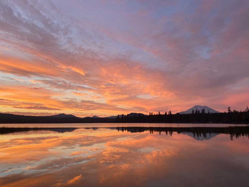 Cascade lakes, Oregon.